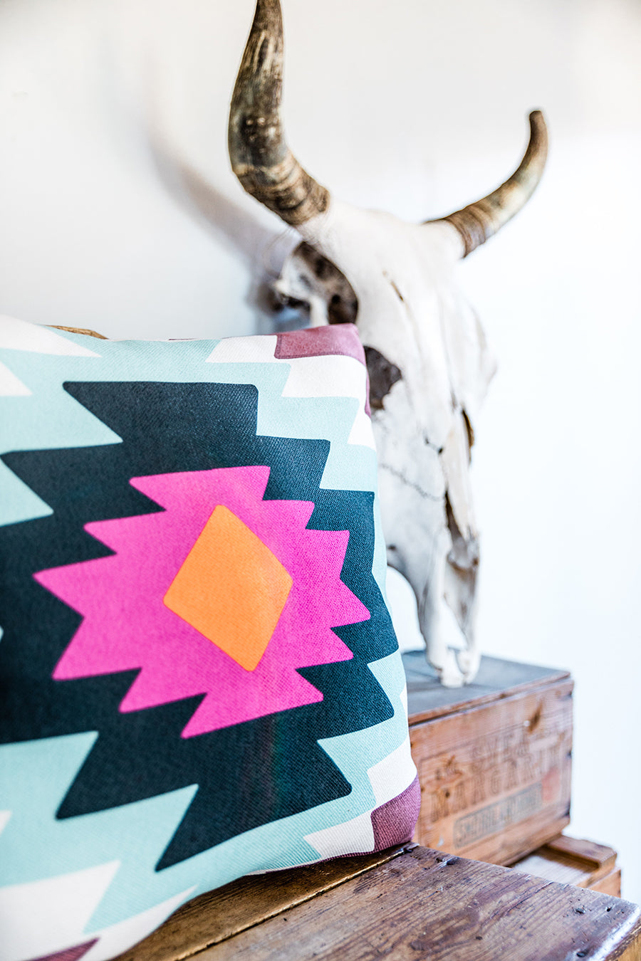 Southwestern Decorative Throw Pillow, College Student Gift, Mother's Day Gift, Christmas Gift