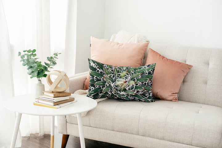 Durango Agave Lumbar Linen Pillow, College Student Gift, Mother's Day Gift, Christmas Gift