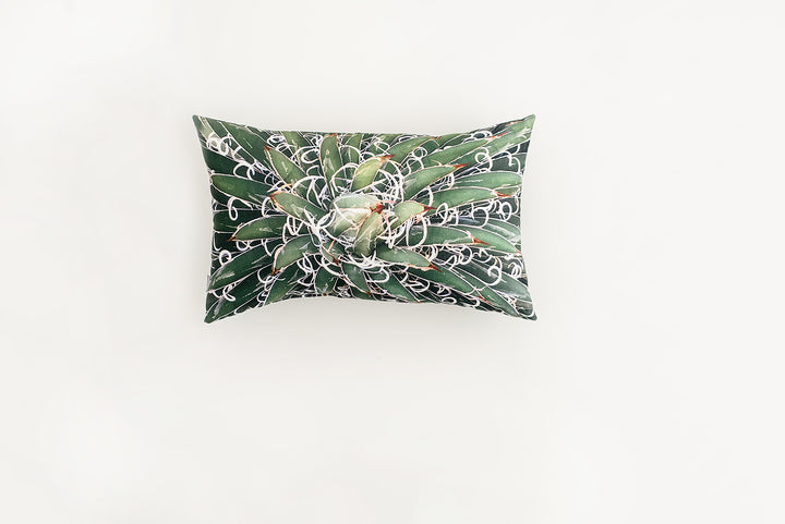 Durango Agave Lumbar Linen Pillow, College Student Gift, Mother's Day Gift, Christmas Gift