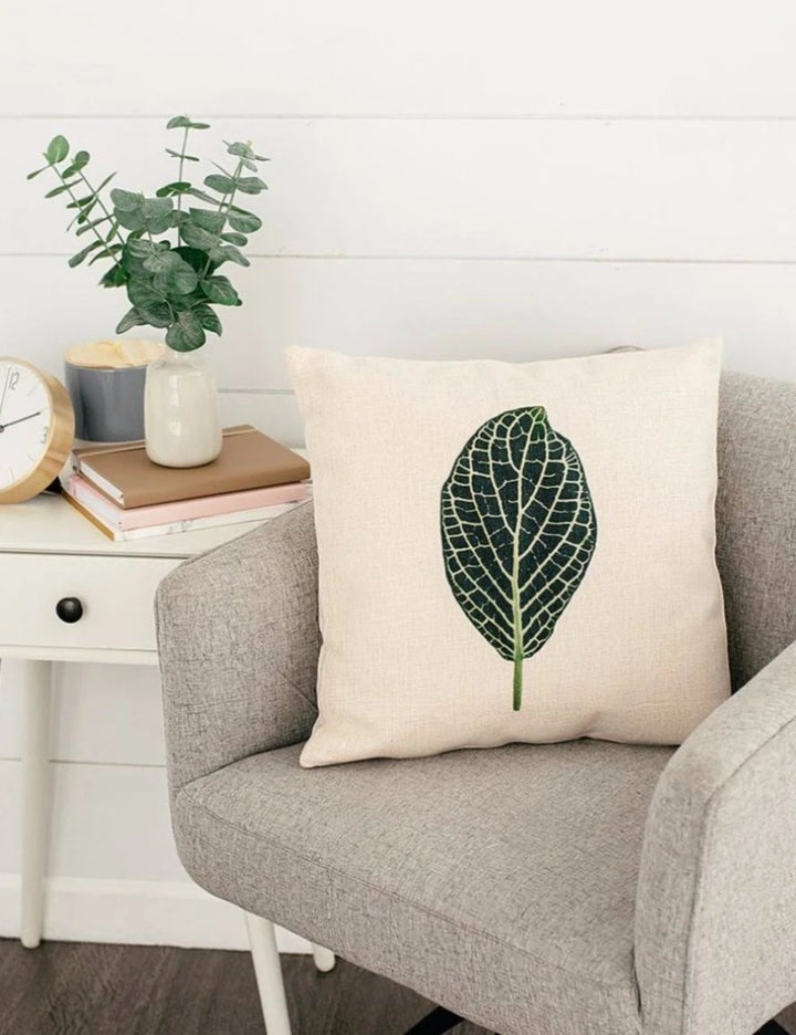 Mosaic Leaf Pillow Case, College Student Gift, Mother's Day Gift,Christmas Gift
