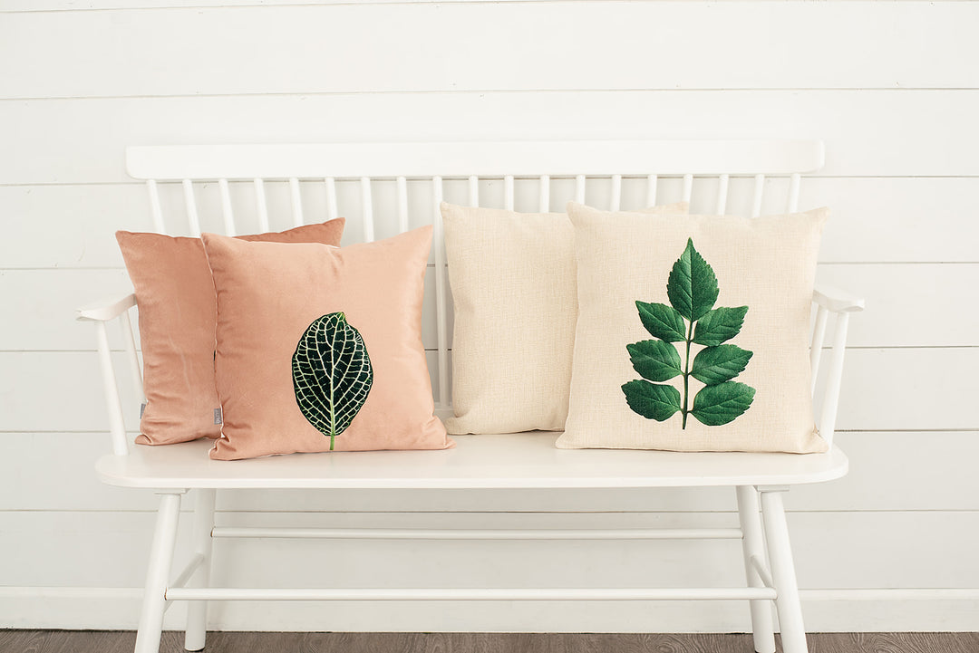 Honeysuckle Leaf Pillow Case, College Student Gift,  Mother's Day Gift, Christmas Gift