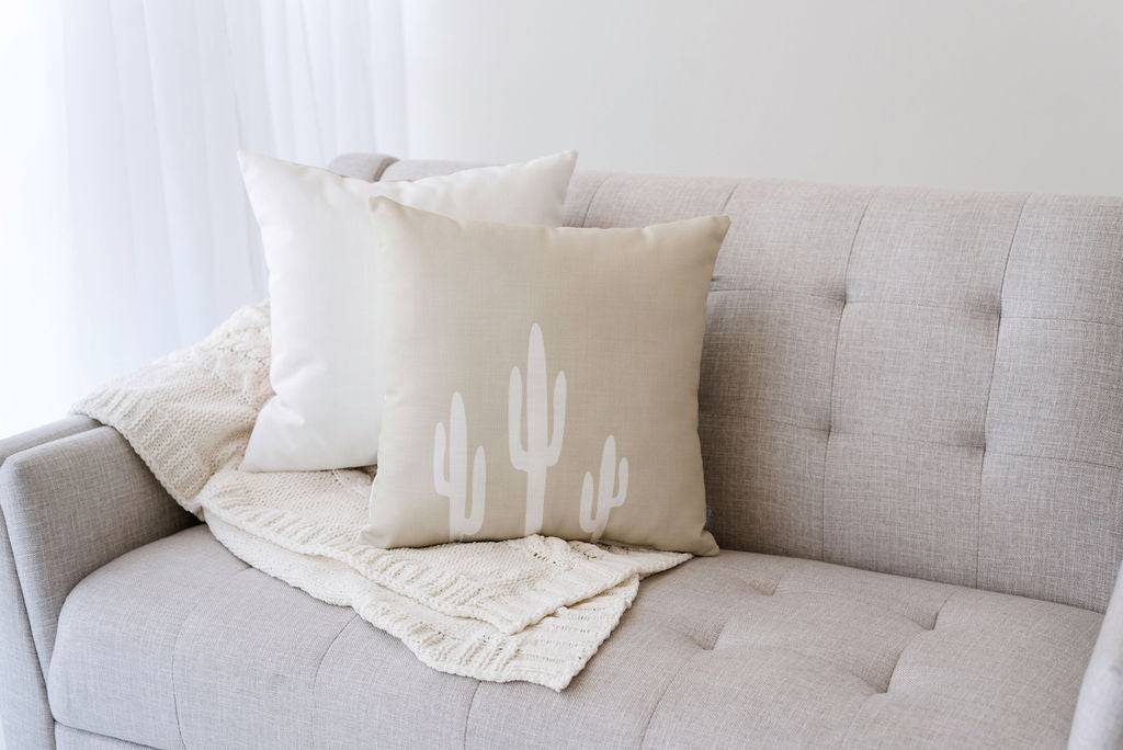 Saguaro Linen Pillows, College Student Gift, Mother's Day Gift, Easter Gift
