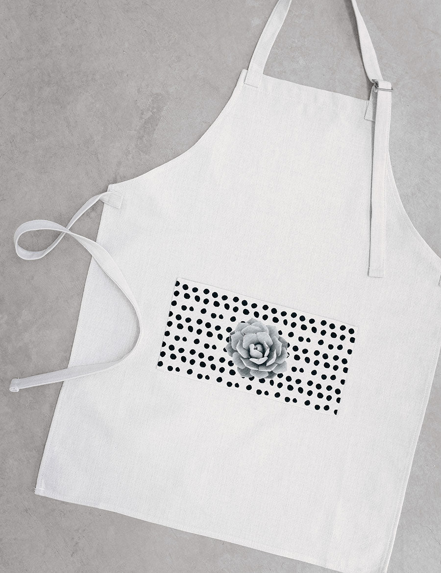 Succulent Polk-A-Dot Apron