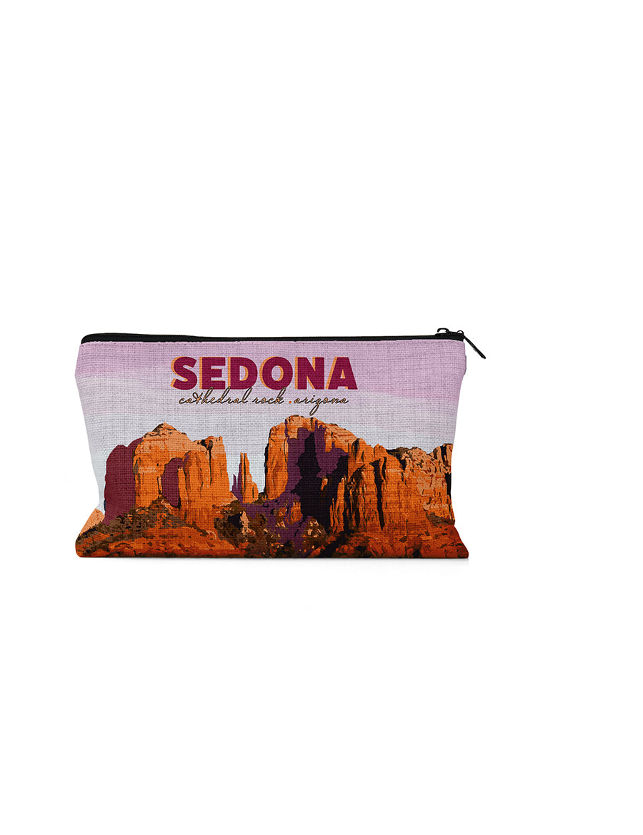 Sedona Cathedral Rock Pouch, College Student Gift, Mother's Day Gift, Easter Gift