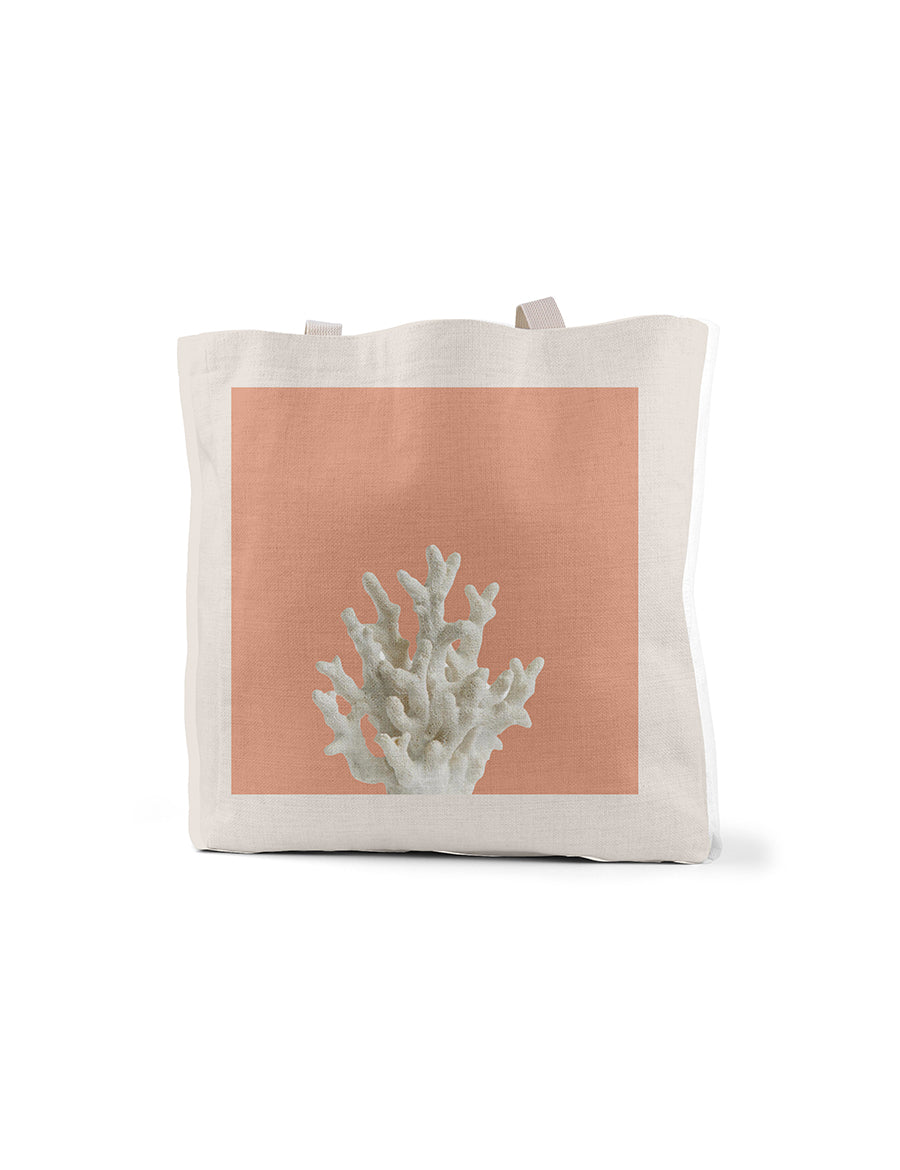 Coral Tote, College Student Gift, Mother's Day Gift,Christmas Gift