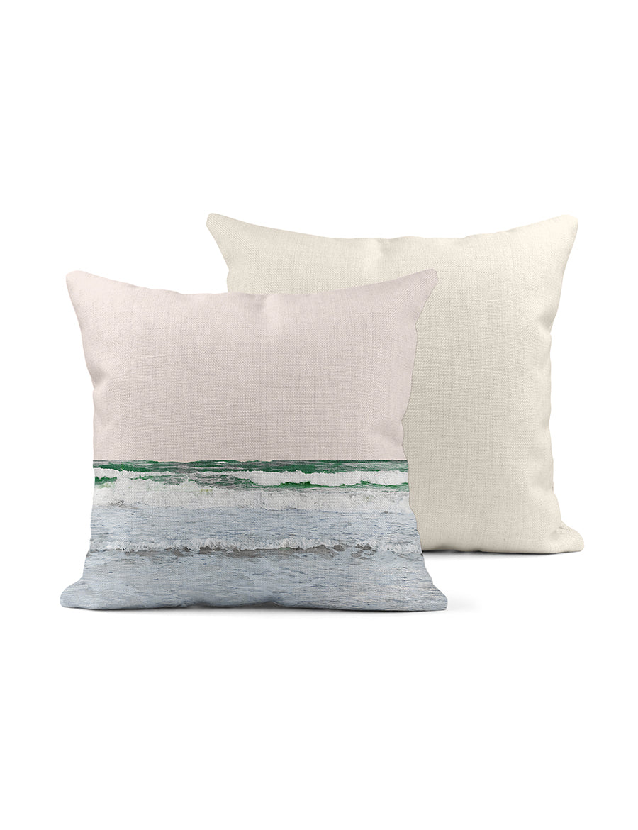 Tulum Ocean Linen Pillow, Mother's Day Gift, Christmas Gift
