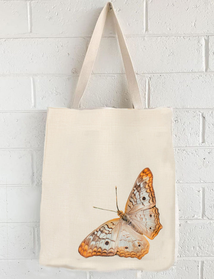 Orange Butterfly Tote, College Student Gift, Mother's Day Gift, Christmas Gift