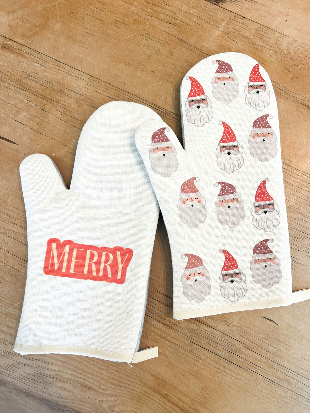 Merry Oven Mitt, Housewarming Gift, Christmas Gift