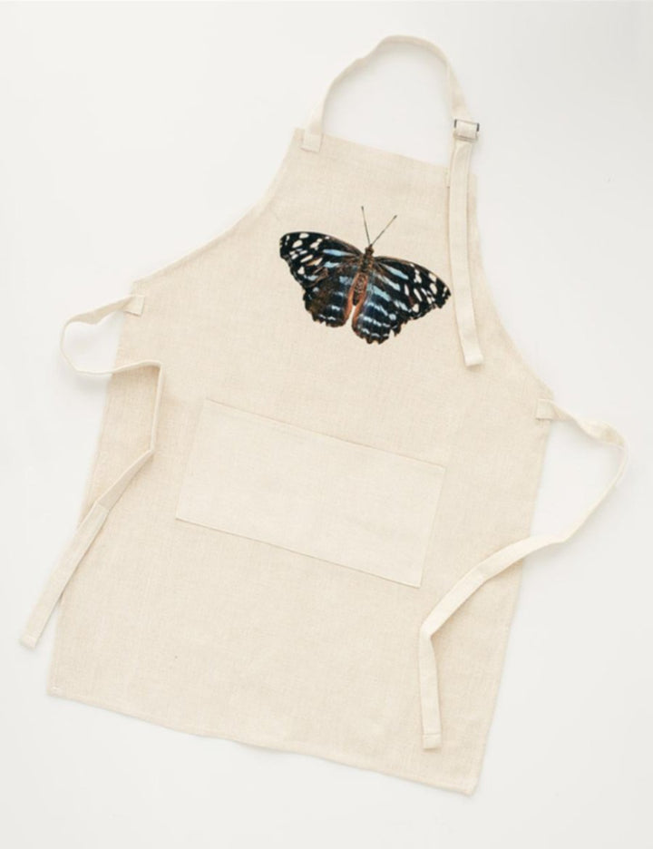 Blue Butterfly Apron, College Student Gift