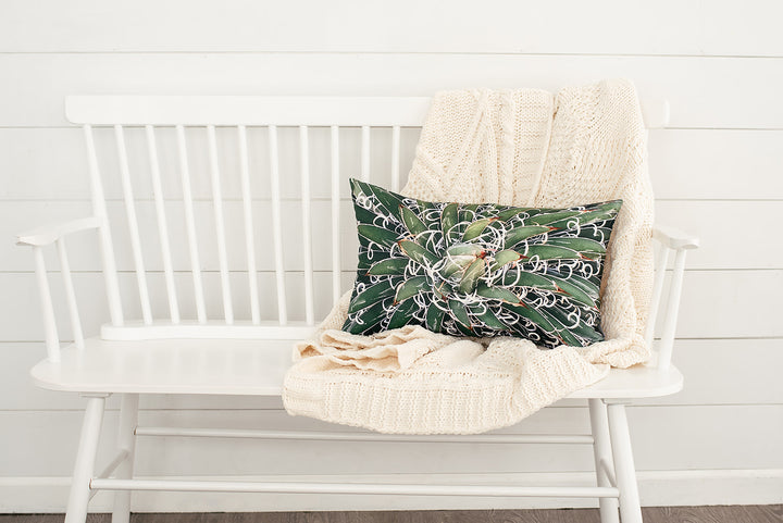 Durango Agave Lumbar Linen Pillow, College Student Gift, Christmas Gift