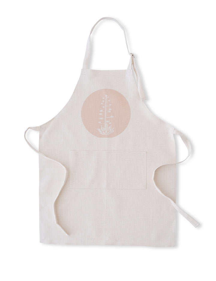 Agave Bloom Pink Apron, College Student Gift