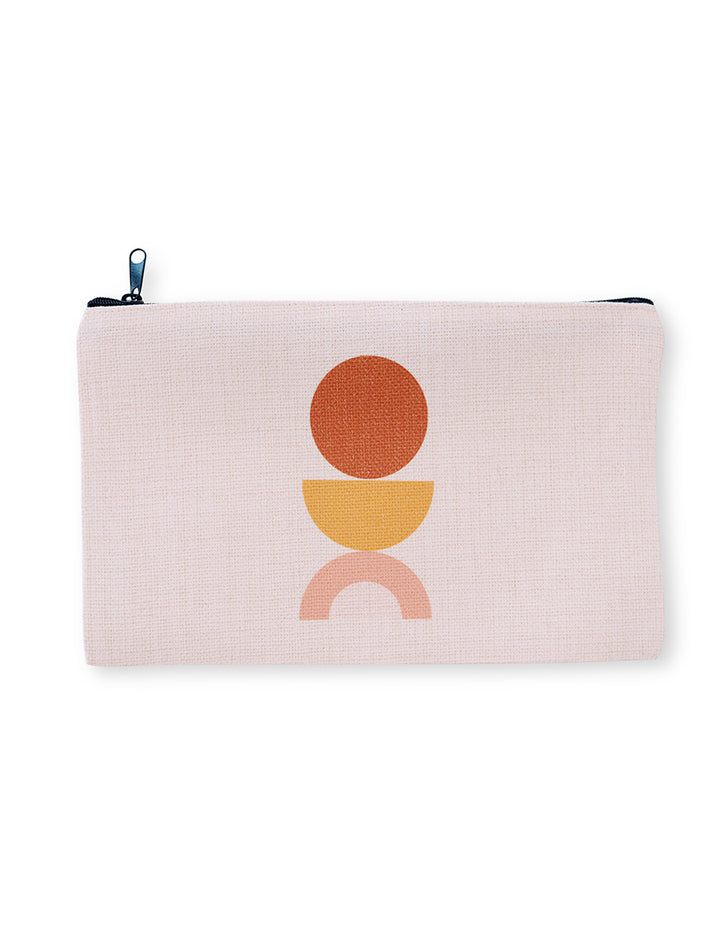 Mod Geometric Cosmetic Pouch, College Student Gift, Stocking Stuffer